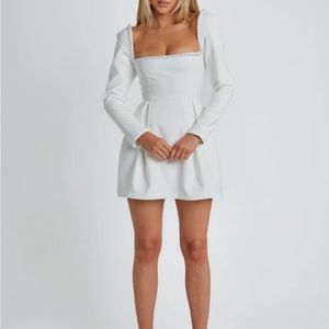 Oddmuse London ultimate muse Pearl dress in white